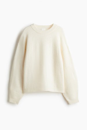 Strickpullover in Beige