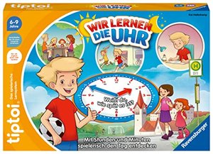 Ravensburger tiptoi Spiel 00126 - Wir lernen die Uhr