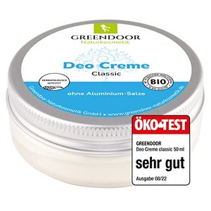 Greendoor Deo Creme Ohne Aluminium vegan 50ml, nur 4 Cent pro Tag