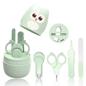 Babyset mit Nagelknipser, Nagelschere, Nagelfeile und Pinzette