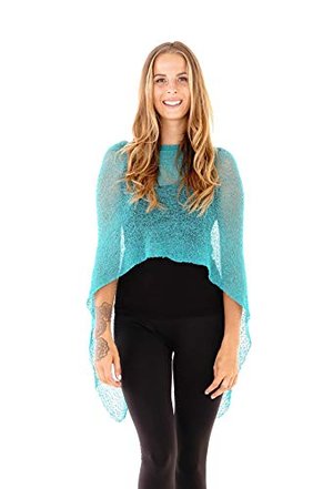 Damen Poncho-Top