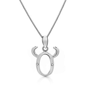 Sternzeichen-Kette Stier 925 Sterling Silber