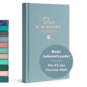 Das 6-Minuten Tagebuch kann dir helfen, dich mehr auf dich selbst zu besinnen!