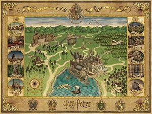 Hogwarts Karte | Ravensburger Puzzle