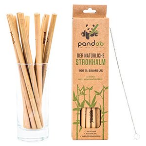 pandoo Strohhalme aus Bambus