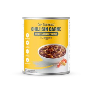 Chili sin carne by Amazon mit roten Kidneybohnen, vegetarisch, 800g