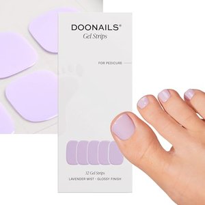 Doonails Gel Strips – Lavender Mist Pediküre