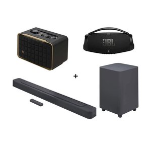 JBL Mulitroom-Set - Bar 500 + Boombox 3 + Authentics 200 