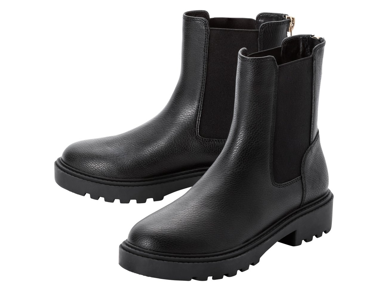 Chelsea-Boots mit profilierter Laufsohle