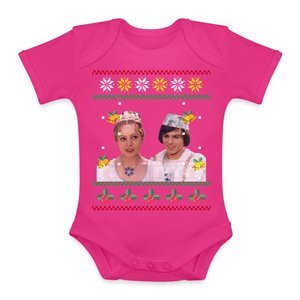 Unibly Drei Haselnüsse für Aschenbrödel - Weihnachten Weihnachtsgeschenk Ugly Sweater Baby Body, Ros