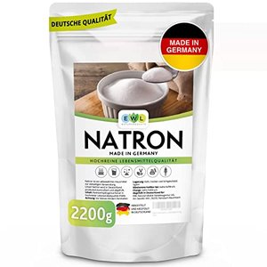 Natron Pulver Baking Soda 2000g +  XXL Vorteilspack Hochreine deutsche Lebensmittelqualität 