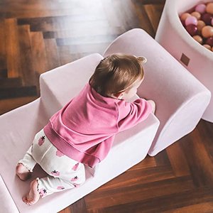 MEOWBABY Spielplatz aus Schaumstoff mit Bällebad