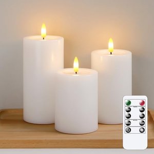 Yeelida Flammenlose LED-Kerzen