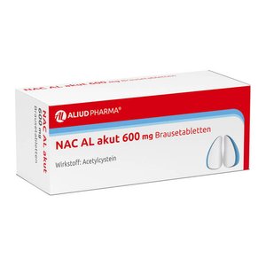 NAC AL akut 600 mg Brausetabletten, 20 St Brausetabletten