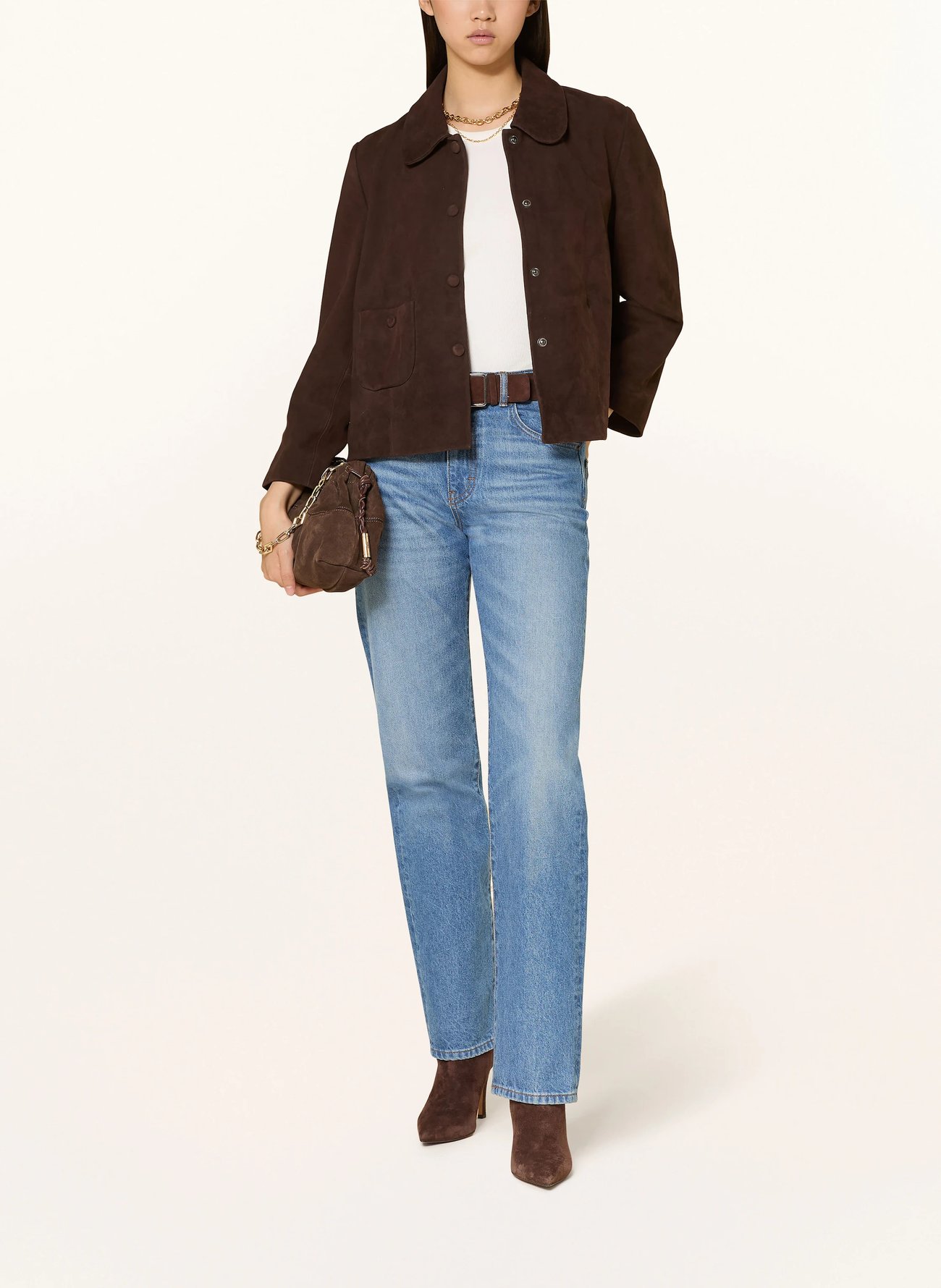 ba&sh Lederjacke MILAS