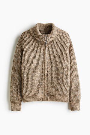 Gerippter Cardigan