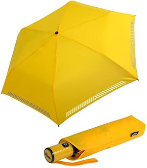 iX-brella Automatik Kinderschirm Safety Reflex Gelb
