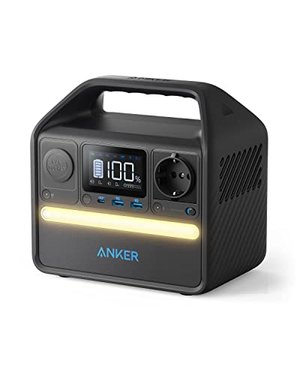 Anker 521 Powerhouse Ladestation, tragbare Powerstation 256Wh, Kompakter Stromgenerator, 200W 5-Ansc