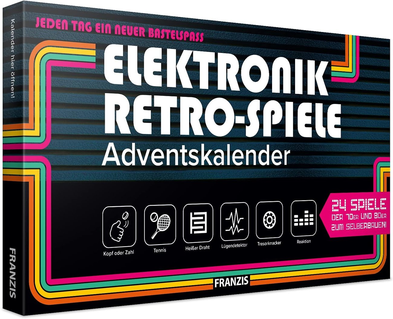 Adventskalender Elektronik Retro-Spiele