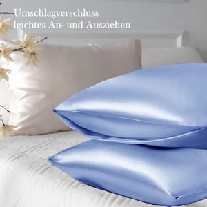 Vielit 2er-Set Satin Kissenbezug