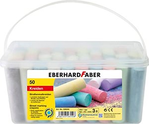 Eberhard Faber 526550 Straßenmalkreide, 50er Eimer