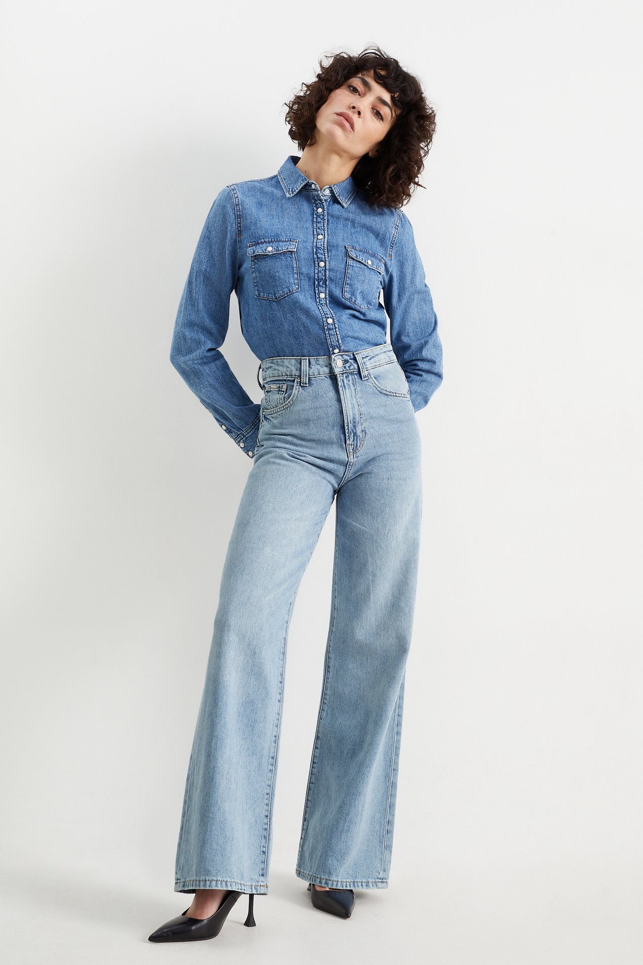 Helle Wide Leg Jeans