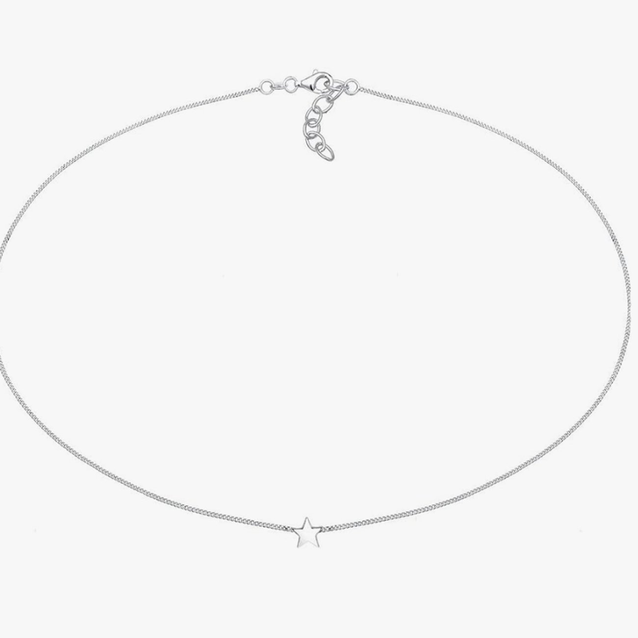 Elli - Choker mit Stern in 925 Sterling Silber