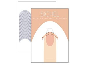 French Maniküre Schablone Sichel 