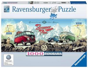 Ravensburger Puzzle | Mit dem Bulli über den Brenner