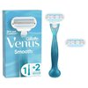 Gillette Venus Smooth - Damenrasierer & 2 Rasierklingen