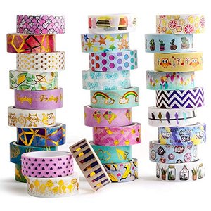 IEEDYYE 30 Rolls Washi Tape Set