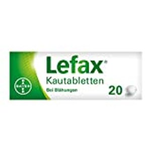 Lefax Kautabletten bei leichten Blähungen, Druck- und Spannungsgefühl im Bauch