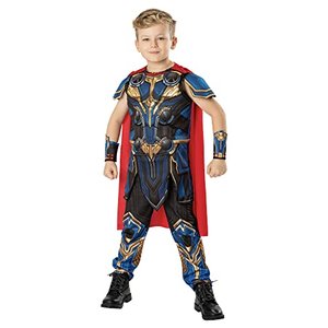 Rubies Offizielles Marvel Thor: Love and Thor Deluxe Kinderkostüm, Alter 9–10 Jahre