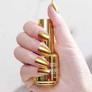 Metallic Nagellack Mirror Effect