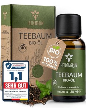 Heldengrün BIO Teebaumböl [100% NATURREIN]