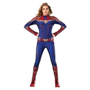 Rubie's Offizielles Marvel-Luxuskostüm Captain Marvel, Helden-Anzug, für Damen, Erwachsene, Größe XS