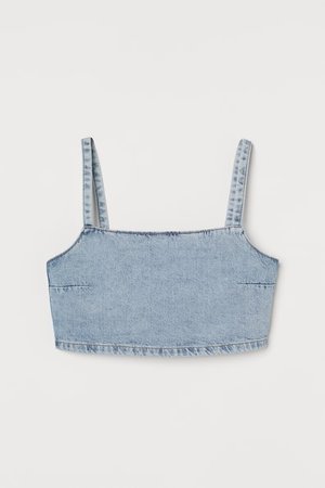 Kurzes Denimtop