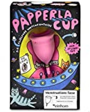 Papperlacup Menstruationstasse by einhorn - medizinisches Silikon, nachhaltig, made in Germany (klei