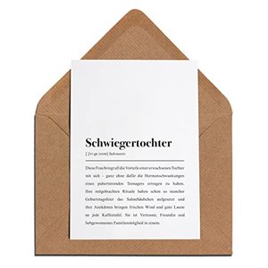 Schwiegertochter Definition: