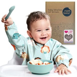 Nombear  Lätzchen für Baby mit Ärmel