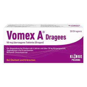Übelkeit Vomex A Dragees