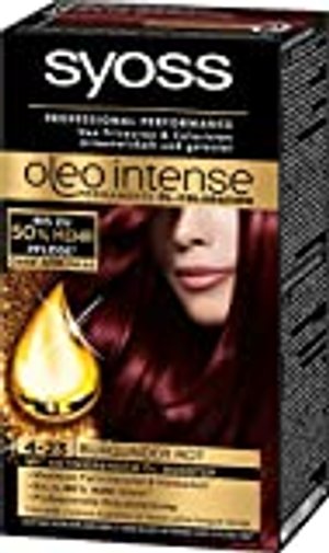 Syoss Oleo Intense Coloration, Burgunder Rot, 3er Pack