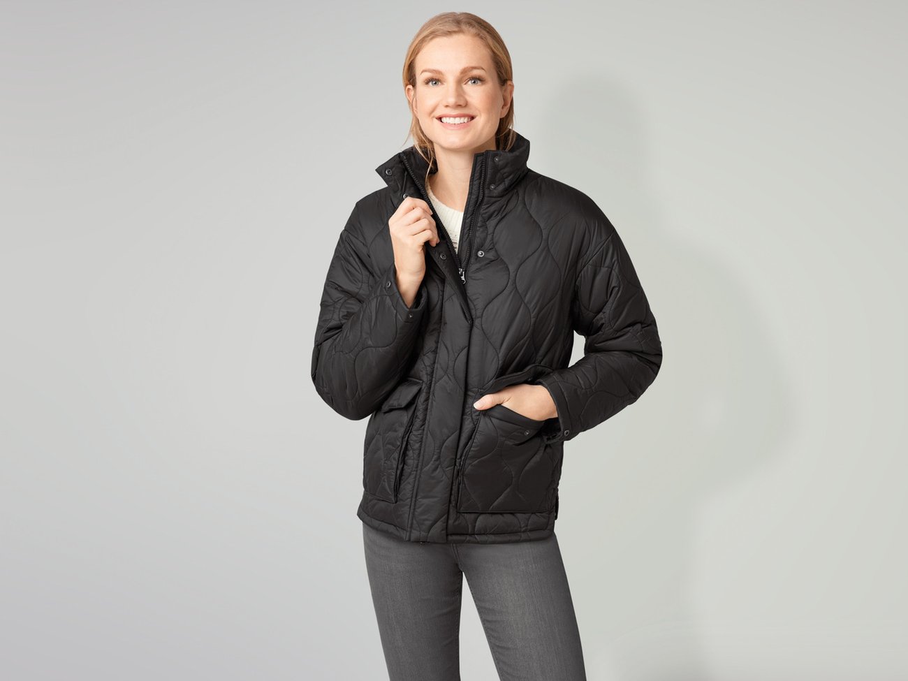 Lightweight-Steppjacke, windabweisend