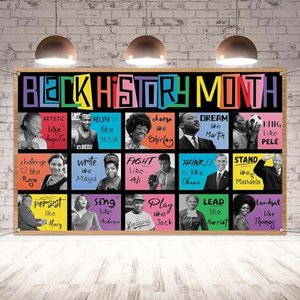 Black History Month Backdrop Poster