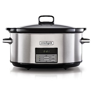 Crock-Pot Digital-Schongarer Slow Cooker | einstellbare Garzeit | 7,5 Liter (10+ Personen) | rostfre