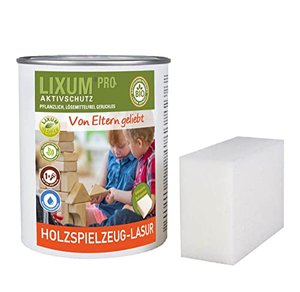 LIXUM PRO Holzspielzeug Lasur natur