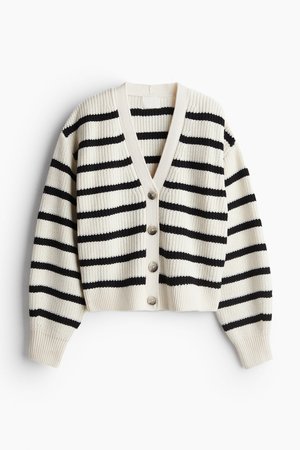 Gerippter Cardigan