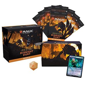 Magic the Gathering Innistrad: Mitternachtsjagd Bundle, 8 Set-Booster & Zubehör (Englische Version)