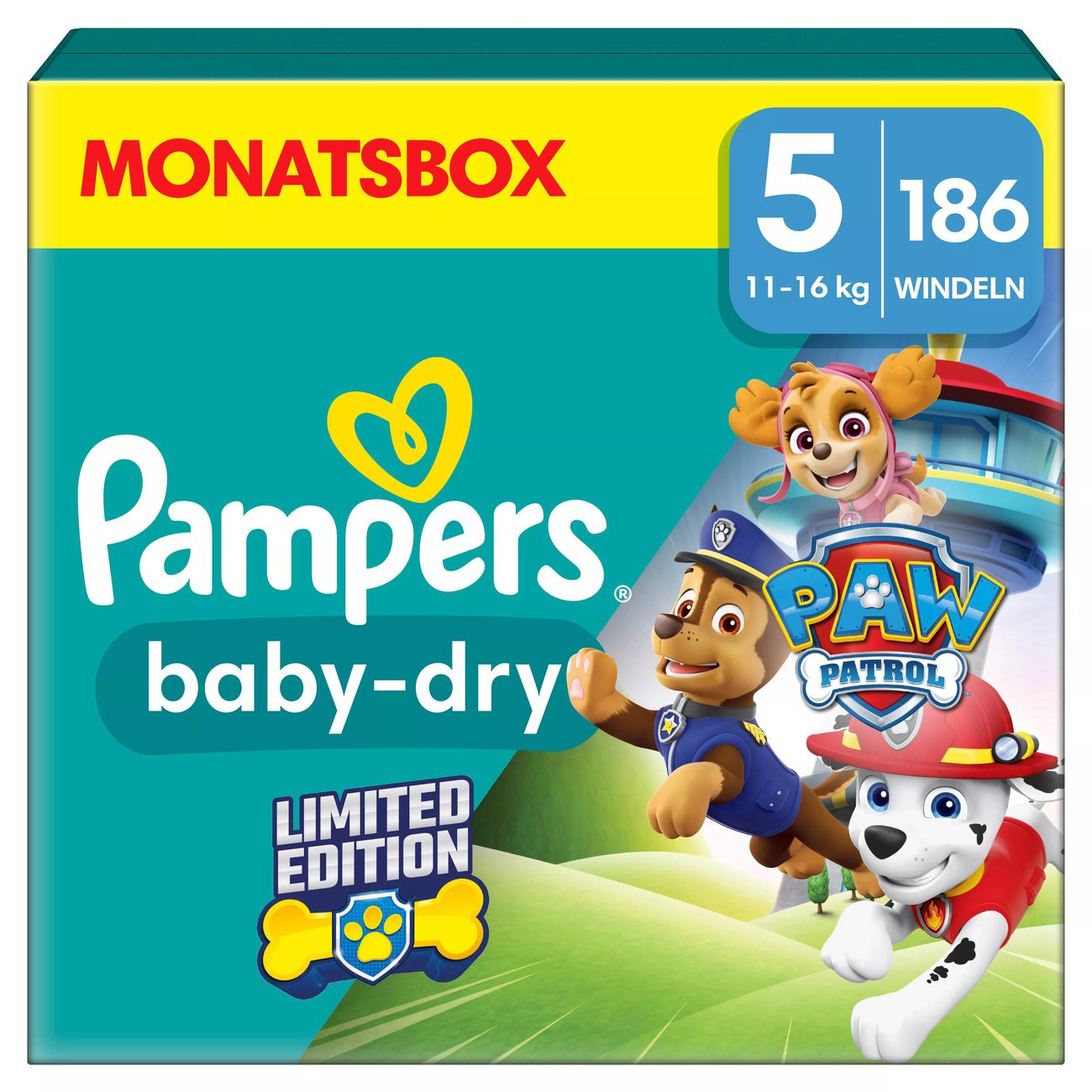 Pampers Baby Dry Windeln Paw Patrol