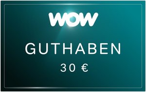 WOW Streaming Guthabenkarte 30€